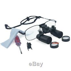 Dental Surgical 4 X Loupes Medical Binocular Glasses Dentist Magnifier 360-460mm