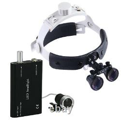 Dental Surgical Headband Medical Binocular Loupes/Magnifier/LED Head Light Lamp