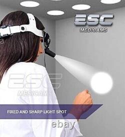 Dental Surgical Headlamp ENT Medical Headlight 10 Watt LED Wireless Rechargeable