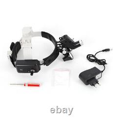 Dental Surgical Medical Headband 3.5X Binocular Loupes Kit with 5W LED Headlight