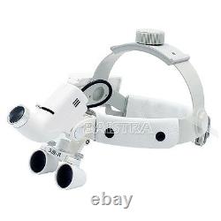 Dental Surgical Medical Headband Type Binocular Loupes 3.5X with 5W LED Light