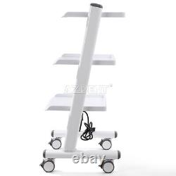 Dental Three Layer Tool Cart Mobile Instrument Cart Dental Trolley Medical Cart