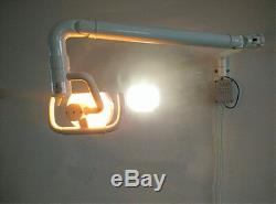 Dental Wall-Mounted Halogen Light 50W Surgical Medical Shadowless Light with Arm