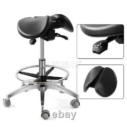 Dentist Doctor's Stool Dental Chair Medical Adjustable Stool Saddle Stool Black