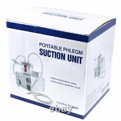 Electric Portable Dental Medical Emergency Vacuum Phlegm Suction Unit CE FDA
