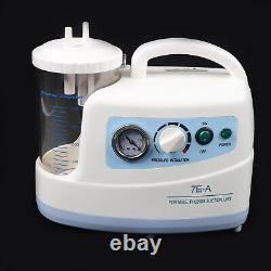 Emergency Dental Phlegm Suction Unit Portable Medical Vacuum Aspirator Machine