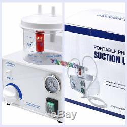 FDA CE Dental Electric Portable Medical Emergency Vacuum Phlegm Suction Unit