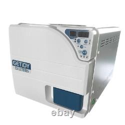 Getidy 23L Dental Medical Digital Vacuum Steam Autoclave Sterilizer with Drying