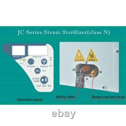 Getidy 23L Dental Medical Digital Vacuum Steam Autoclave Sterilizer with Drying US