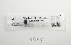 Global Medical Products Curved Tip Dental Syringe 12cc QTY 600 BULK (STERILE)