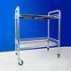 Hospital/clinic Yes Medical Dental Lab Cart Trolley Stainless Steel Two Layers