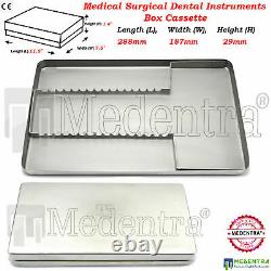 MEDENTRA Medical Surgical Dental Instruments Box Tray Cassette Sterilization CE