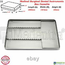 MEDENTRA Medical Surgical Dental Instruments Box Tray Cassette Sterilization CE