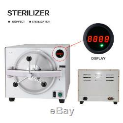 Medical 18L Dental Steam Autoclave Sterilizer Lab Sterilizer Equipment 900W