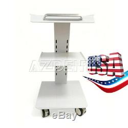 Medical Cart Trolley Portable Dental Mobile Instrument With Plug/Came 3 Layers