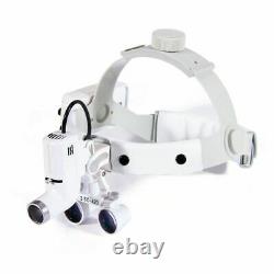 Medical Dental 3.5X-420mm Headband Binocular Loupes Magnifier + 5W LED Headlight