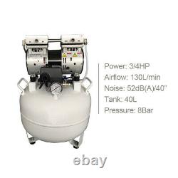 Medical Dental Air Compressor Noiseless Oilless Air Motor/ Delivery Turbine Unit