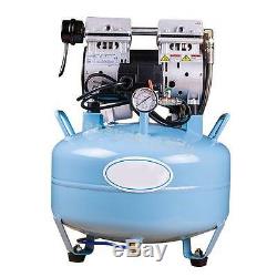Medical Dental Air Compressor Silent Noiseless Oilless Oill Free 30L 550W + Gfit