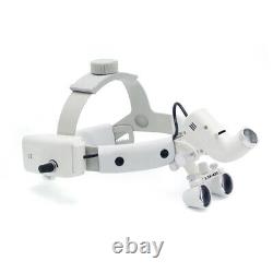 Medical Dental Surgical 3.5X Headband Binocular Loupes Magnifier & LED Headlight