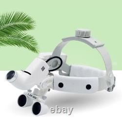 Medical Dental Surgical Headband Binocular Loupes Magnifier & LED Headlight