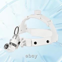 Medical Surgical Dental Binocular Loupes Glasses Magnifier 5W LED 3.5X 420mm