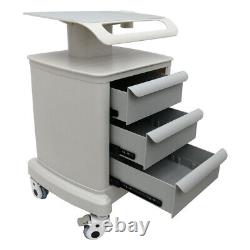 Medical Trolley Cart Mobile Steel Cart Trolley Dental Equipment with Castors Stand