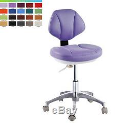 Microfiber Leather Medical Dental Dentist's Chair Doctor's Stool Mobile Chair
