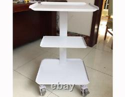 Mobile Steel Medical Cart for Dental Trolley Home Equipment with 4 Wheels