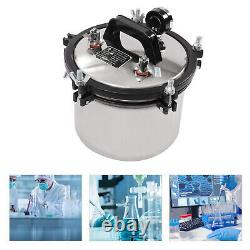 NEW 8L Steam Autoclave Sterilizer Dental Medical High Pressure Sterilization