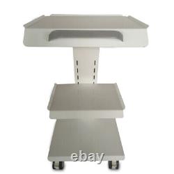 NEW Mental Dental Trolley Medical Cart Salon Equipment Three Layers with Brake