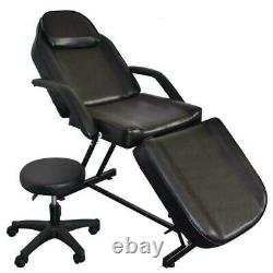 New Adjustable Portable Medical Dental Chair +stool Combination Black (2 Chairs)