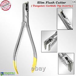 Orthodontic Dental Mini Slim Flush Wire Cutters Cut Hold Ligature Archwire Plier