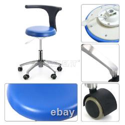 PU Leather Medical Dental Stool Mobile Chair Adjustable &Saddle Stool Portable
