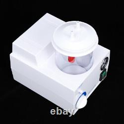 Portable 1L Medical Dental Phlegm Suction Unit Piston Pump Quiet Vacuum Device