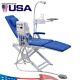 Portable Dental Folding Chair With Air Turbine Unit Led Oral Light Lamp 4h Medic