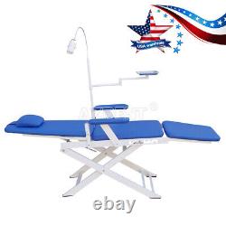 Portable Dental Folding Chair with Rechargeable LED Light / Medical Mobile Chair