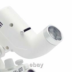 Portable Dental Magnifier Surgical Medical Binocular Loupes LED Head Light lamp