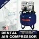 Portable Dental Medical Air Compressor Oil Free Tank Noiseless 110v 850w New