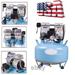 Portable Dental Medical Air Compressor Silent Quiet Noiseless Oilless Compressor