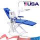Portable Dental Mobile Chair Led Light Medical Silla + Turbine Unit 4hole + Tray