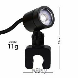 Portable LED Head Light Lab Lamp Dental Surgical Medical Binocular Loupe with Clip