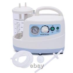 Quiet Dental Phlegm Suction Unit Emergency Medical Vacuum Aspirator Machine 1L