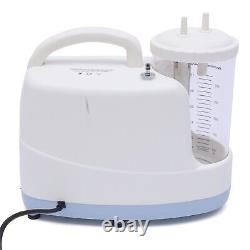 Quiet Dental Phlegm Suction Unit Emergency Medical Vacuum Aspirator Machine 1L
