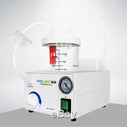 RU Stock Dental Electric Suction Unit Vacuum Phlegm Medical Emergency Low Noise