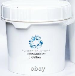Scrap Amalgam 5 Gallon Recycle Bucket Medical Dental Waste Disposal Program