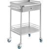 Stainless Steel Lab Medical Equipment Cart Quiet Easy Assemble Dental