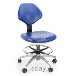 UPS Dental Mobile Chair Adjustable Medical Office Assistant Rolling Stool Chair