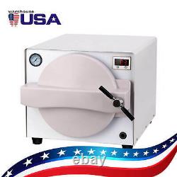 USA 18L Medical Steam Autoclave Sterilizer Device Dental Safety Equipment FDA