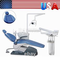 USA Dental Unit Chair DC Motor Computer Controlled Hard Leather TJ2688-A1 #Blue