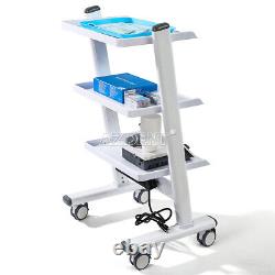 USA Three Layer Dental Medical Tool Cart Dental Trolley Mobile Instrument Cart